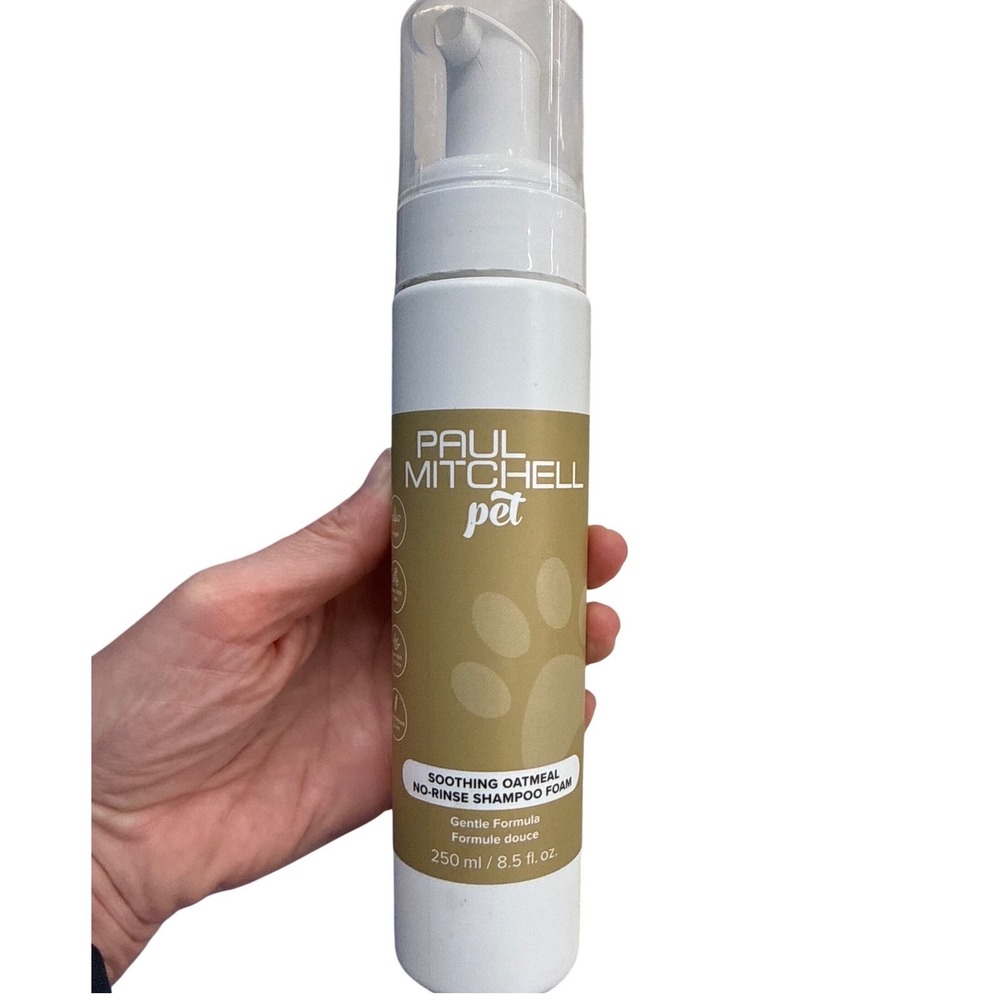 Paul Mitchell Pet Soothing Oatmeal no-rinse shampoo‎ foam 250 ml NEW gentle